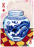 Blue & White