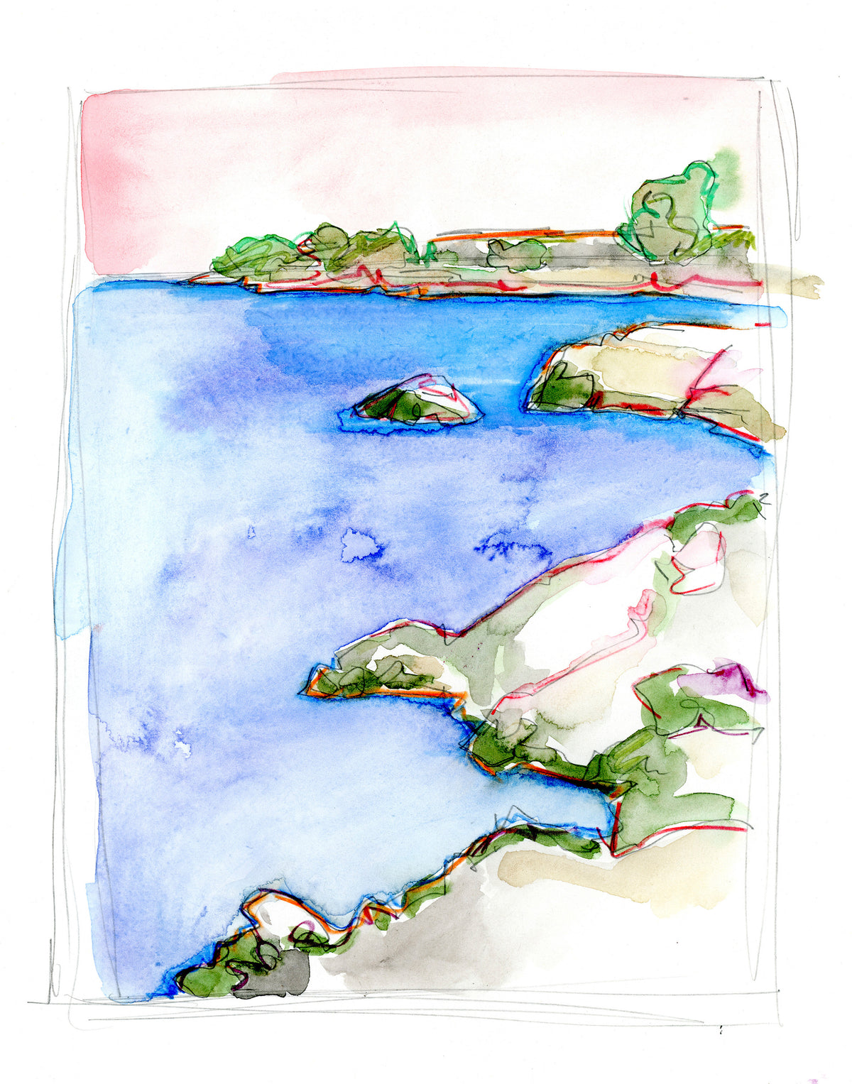Santa Cruz Coastline Pink