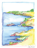Santa Cruz Coastline Blue